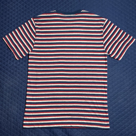 George Multi Striped T Shirt. Size Small. Never Worn. Red. Blue. Gray. - Picture 2 of 9